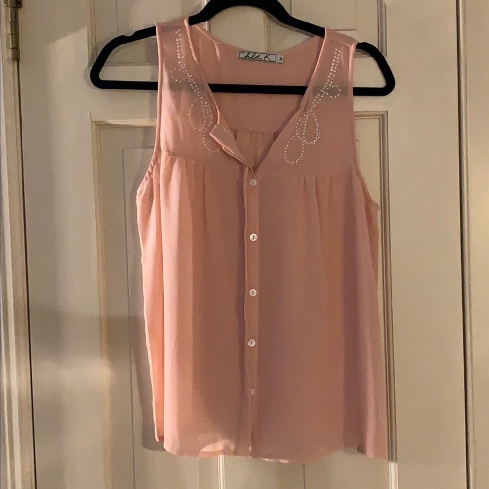 Blush pink tank